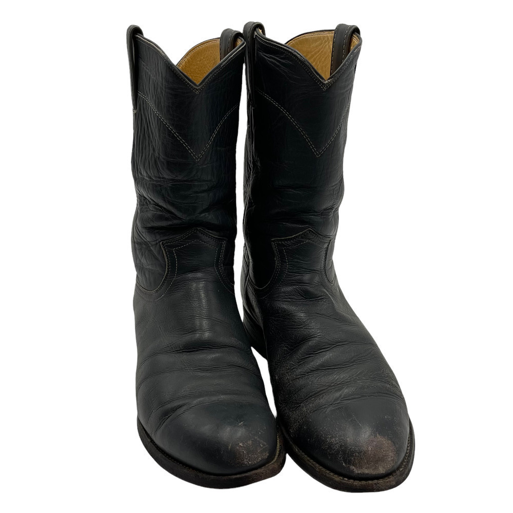 Justin Men's Jackson Gray Leather Cowboy Work Boots